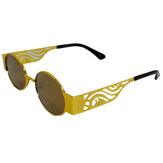 6046C | Oval Lens Sunglasses with unique arm design