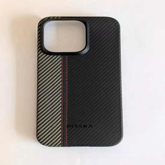 PITAKA MagEZ Case 4 Fusion Weaving (Overture) - Aramid Fiber iPhone 15 Pro