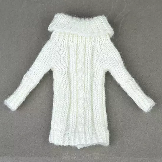 1:6 Accessories Knitted Handmade Sweater Top Coat Dress Clothes For 11.5" Doll