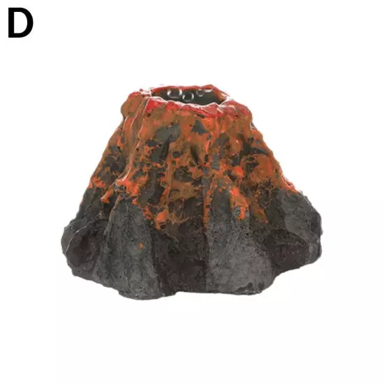 Fish Tank Volcano Decoration Volcanic Eruption Decoration D2P1