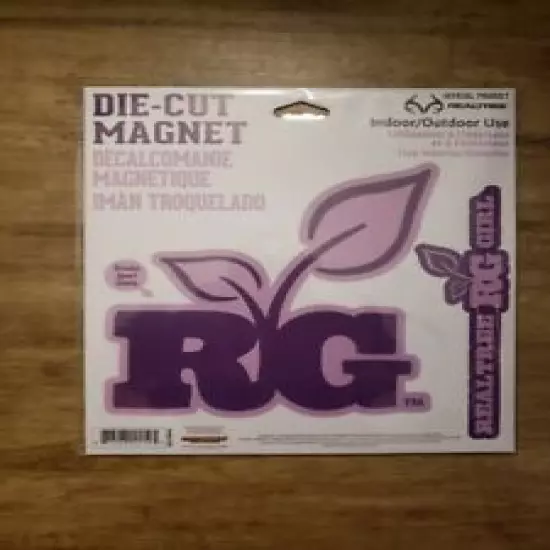 CamoWraps Realtree Girl Die Cut Magnet 2-Pack (Purple) RGMAG-PUR