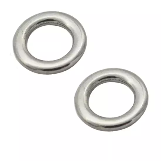 Stainless Steel Heavy Duty Fishing SOLID Rings Big Game Saltwater Extra Strong