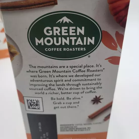 Set of 3 Green Mountain Pumpkin Spice Coffee 24ct K-Cups Light Roast