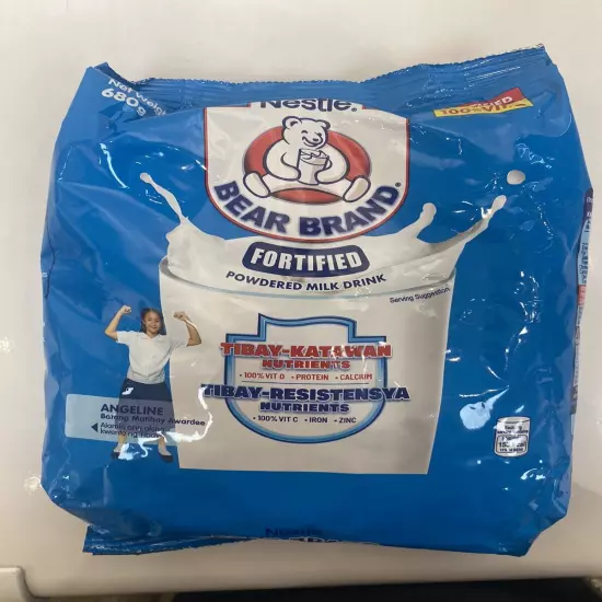 bear brand Fortified powdered Milk 680g