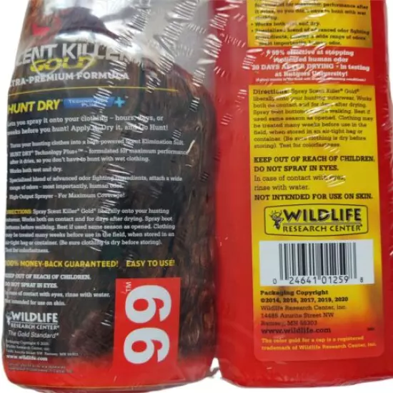 Scent Killer 1259 Wildlife Research Gold 24/24 Combo, 48 oz.