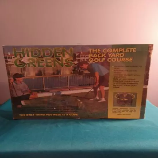 Hidden Greens The Complete Backyard Golf Course Practice Box Set Sealed 1993