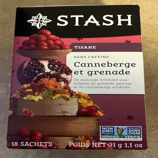 Stash Tea Cranberry Pomegranate 18 Tea Bags