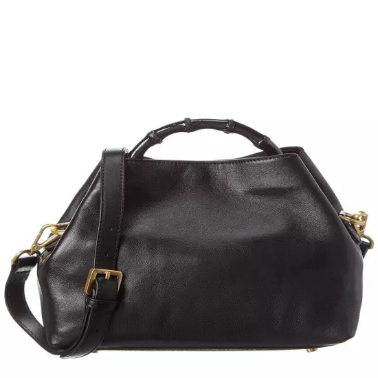 J.Mclaughlin Fiona Leather Shoulder Bag Women's Black Os