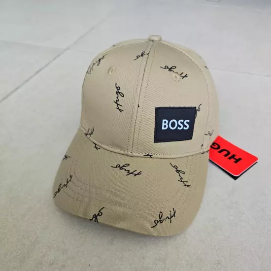 Hugo Boss Baseball Men's Cap Hat Beige