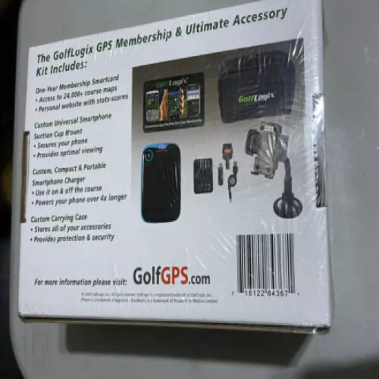 GolfLogix GPS Smartphone iPhone Blackberry Gift Set Golf Logix - NEW IN BOX