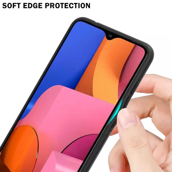 Case for Samsung Galaxy A20s Phone Cover Tempered Glas TPU Silicone