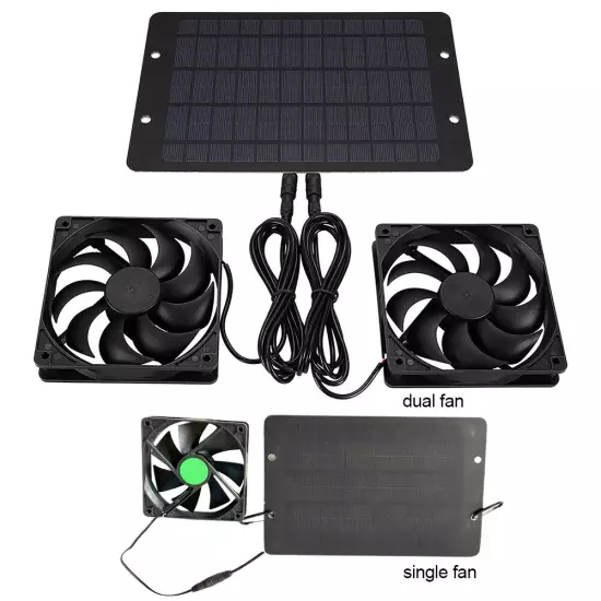 12V 10W Mini Ventilator IP65 Waterproof Solar Panel Powered Fan Solar Panel Fan