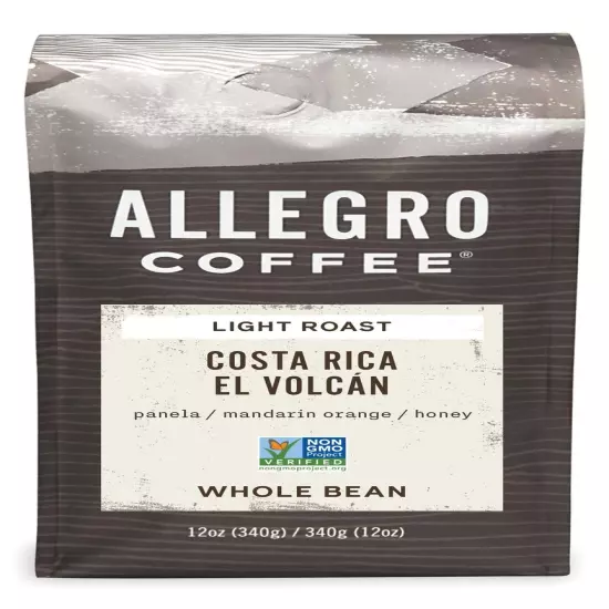 , Coffee Costa Rica El Volcan Whole Bean, 12 Ounce