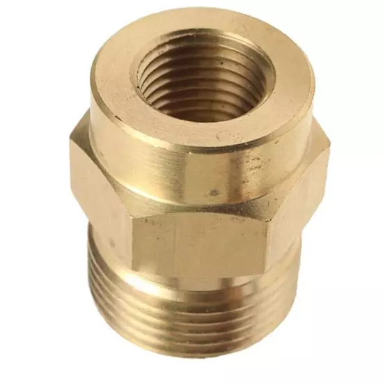 Long Life Male Adaptor M22 Internal And External Thread 1Pcs 1pc Brass