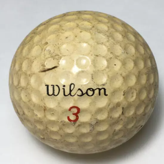 1 Vintage WILSON 3 BILLY CASPER 100 3 GOLF BALL #3