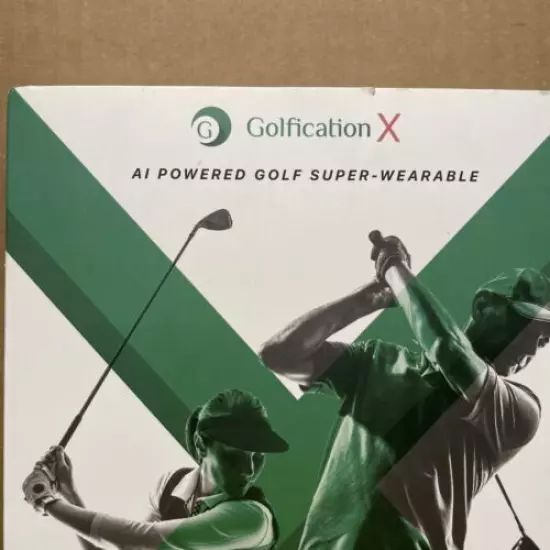 Golfication X GPS Rangefinder, Swing Analyzer, Shot Tracker & A.I. Powered Golf