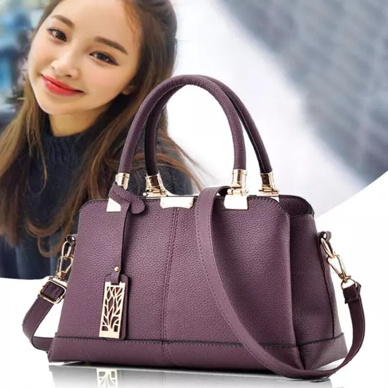 Women Leather Handbags Shoulder Lady Messenger Crossbody Tote Bags Purse Satchel