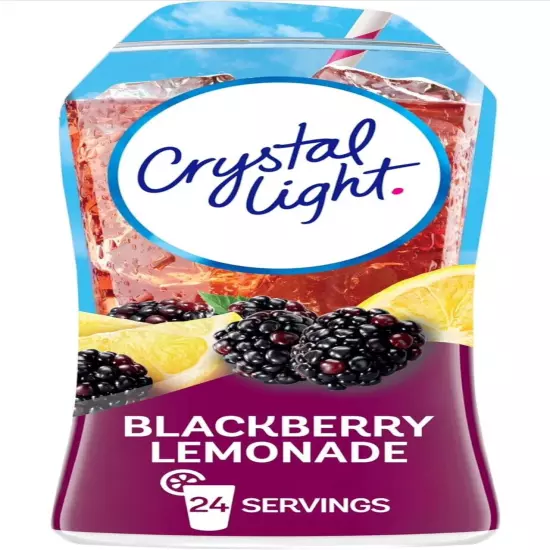 10 Crystal light blackberry lemonade drink mix 7/23-10/21