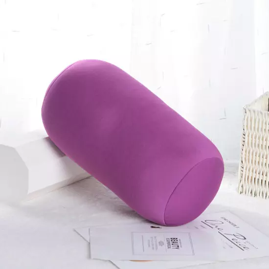 Micro Microbead Pillow Cushion Travel Beanie Bolster Roll Nap Neck Pillow