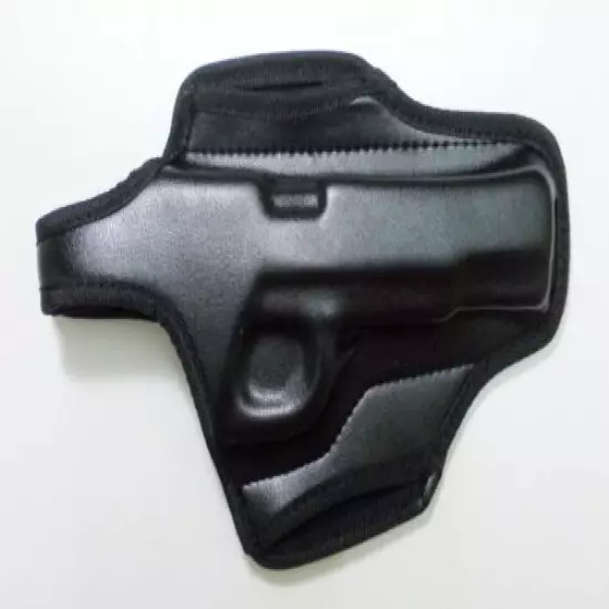 New Black PU Leather belt Holster For Colt 1911 5'' - Right hand