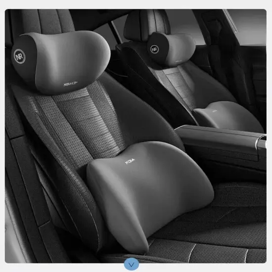 Car Neck Pillow Protection Lumbar Backrest Cushion Lumbar Headrest Cushion