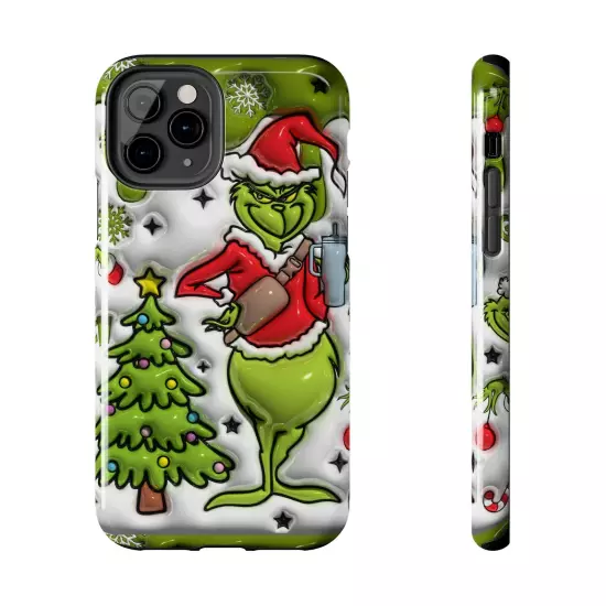 Grinch Tough Phone Cases Samsung S20 S21 S22 S23 Iphone 15 14 13 12 11