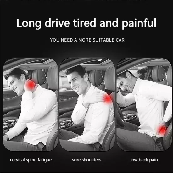 NEW Car Lumbar Back Support Headrest Neck Pillow Neck Pillows Car Seat Cushion