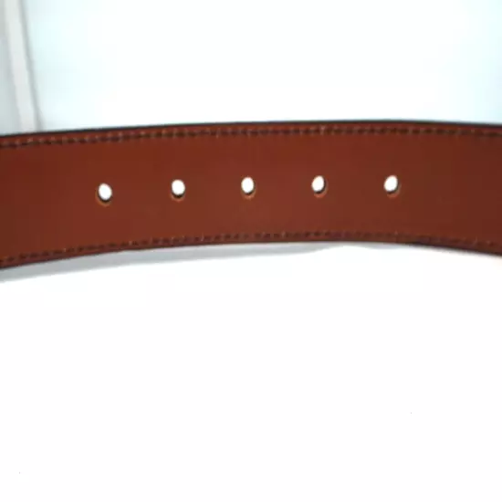 NWOT Pinto Ranch Handmade Glazed Black Genuine Lizard 1.25" Belt Strap Sz 38 USA