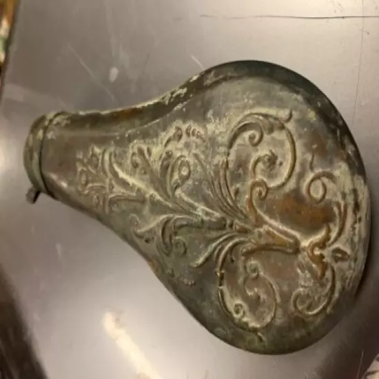 Early Copper Powder Horn