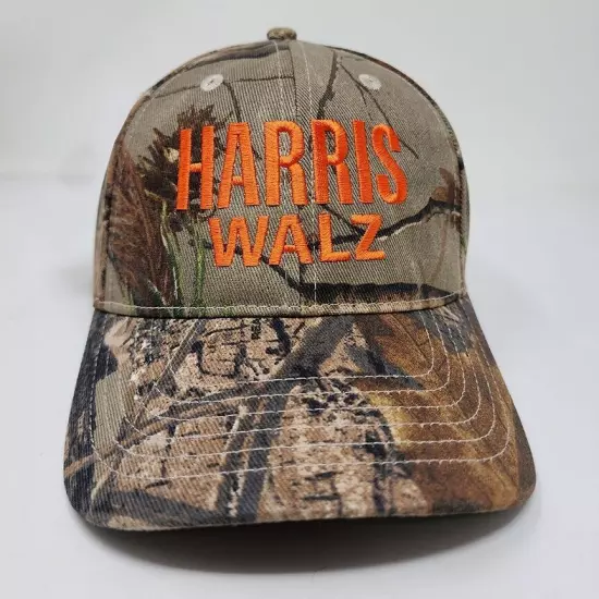 Harris Walz Camo Cap Kamala Harris Tim Walz 2024 Election Campaign Hat