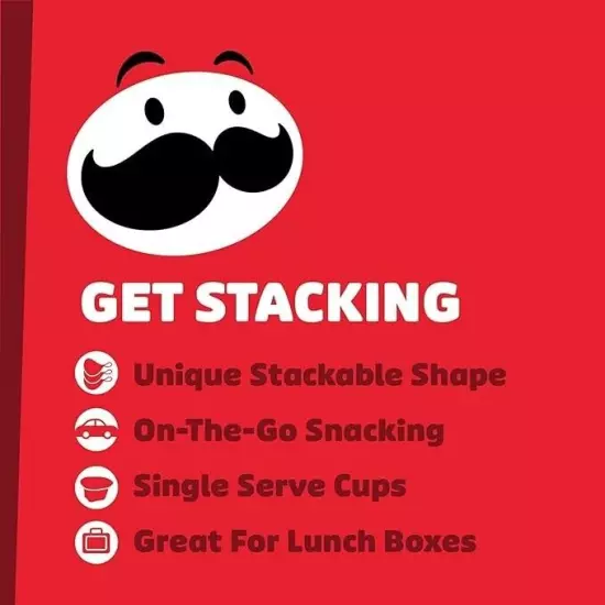 Pringles Potato Crisps Chips Snack Stacks Lunch Snacks Office and Kids Snacks...