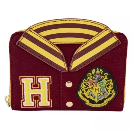 Harry Potter - Hogwarts Gryffindor Varsity 4" Faux Leather Zip-Around Wallet