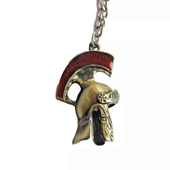 Gladiator Helmet Keychain Roman Helmet Keyring Rome Soldier Helmet Keychain