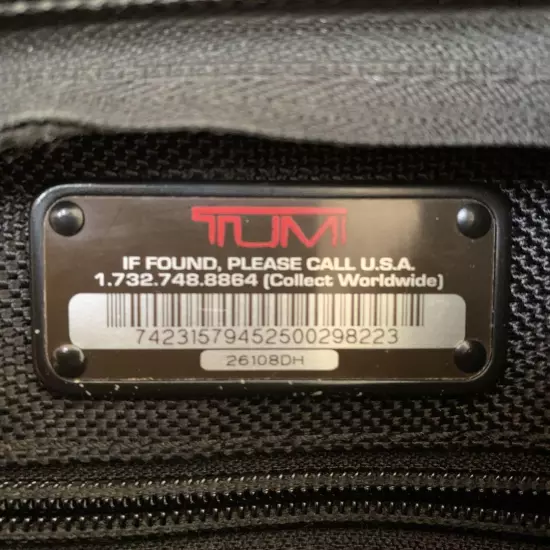 Tumi Business Bag 26108Dh Commuting Trip