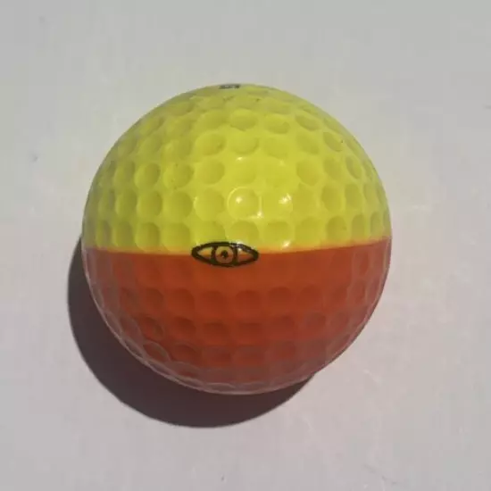 PING 1 Eye Golf Ball Orange Yellow Karsten Great Condition 2 Color