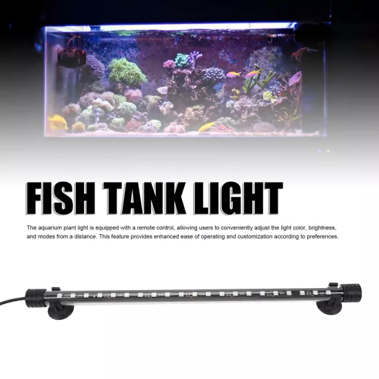 US Plug 48CM LED Aquarium Light High Brightness LED Beads Multiple Modes