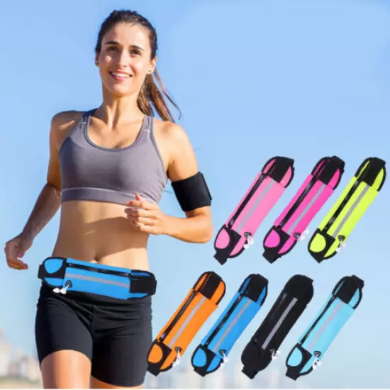 Running Pouch Belt Waist Pack Bag Money Cellphone Holder Cases Bag For Running 