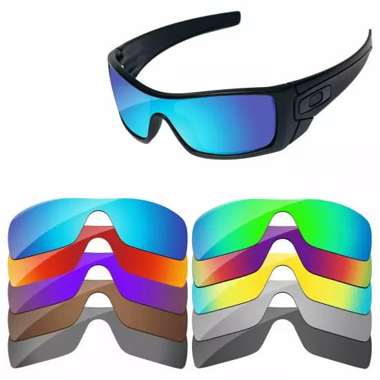 Lensology Polarized Replacement Lenses For-Oakley Batwolf OO9101 Multi-Options