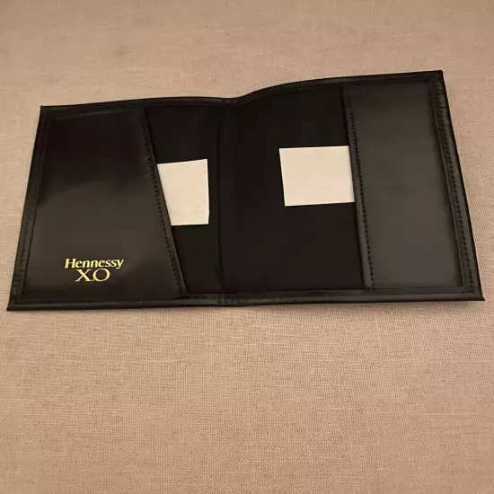 Hennessy XO Passport Holder /Wallet Black And Gold New