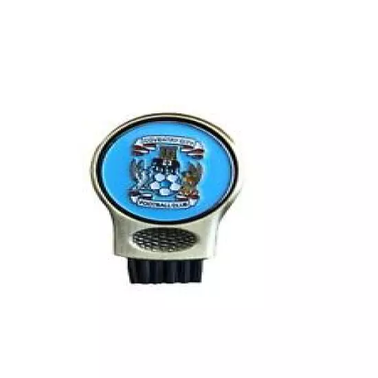 COVENTRY CITY FC GRUVE CLEANER AND GOLF BALL MARKER. GROOVE CLEANING BRUSH