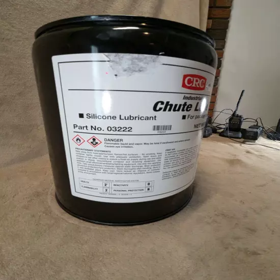 CRC 03222 Chute Lube Non-Staining Wet Film Silicone Lubricant 5 Gal