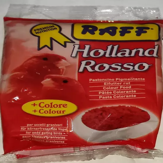 Holland Rosso Raff Soft Colour Food For Red Factor Bird Canary Seed Eaters