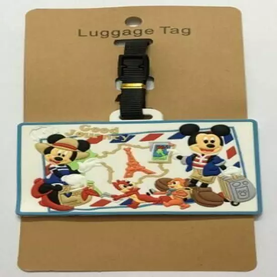 160 Styles New Disney Mickey Stitch PVC Baggage Backpack Suitcase Luggage Tags