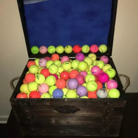 120 Assorted Crystal Volvik, Srixon, Mojo, Wilson Etc. 4A-5A Quality! 10 Doz.