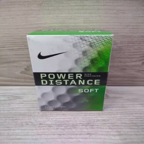 Nike Box Of New Precision Power Distance Golf Balls Soft - 12 Balls Total 