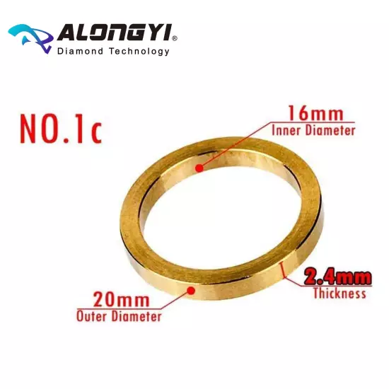 Copper Adapter Washer for Diamond Saw Blade -Converts 20mm Down to 16mm (3-pcs)