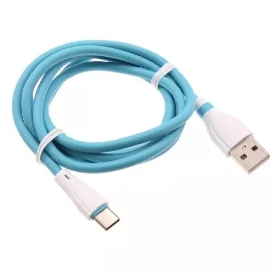 For Samsung Galaxy Z Fold6 - Blue 4ft USB-C Cable Charger Cord Power Wire Type-C