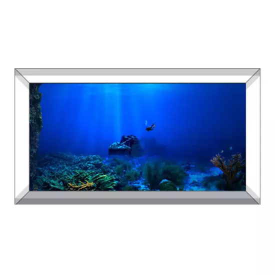 Fish Tank Background Decorative Painting Plants HD Aquarium Landscape Sticker