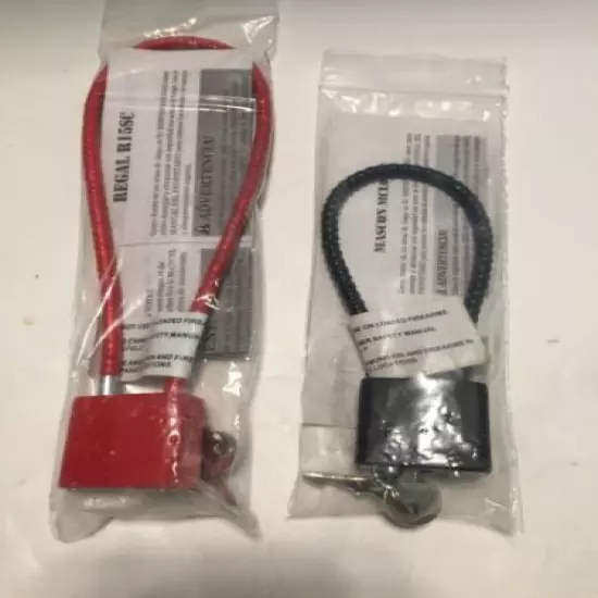 Set of 2 gun locks with keys - new