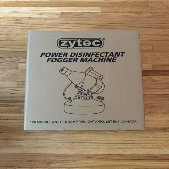 Power Disinfectant Fogger Machine by Zytec - 1200 Watt - Sealed in original box